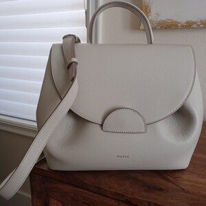 Polène Numéro Un Edition Textured Chalk Large Bag